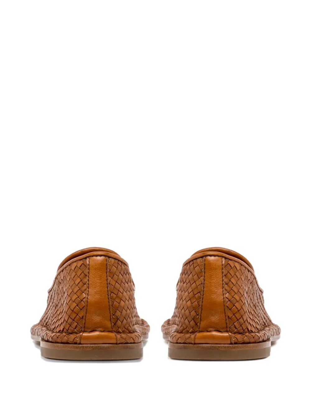 Buttero Leather Loafers In Brown