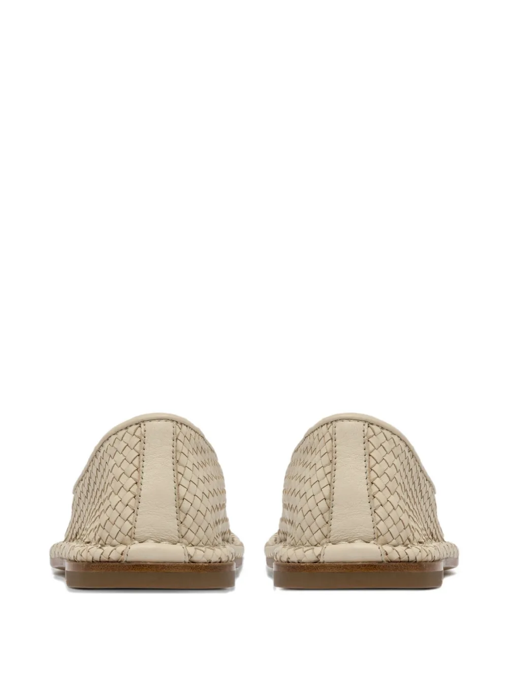 Buttero Leather Loafers In Neutral