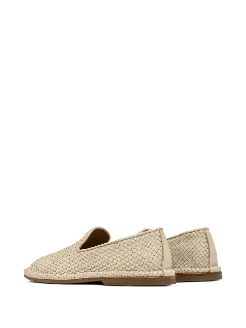 Buttero Leather Loafers In Neutral