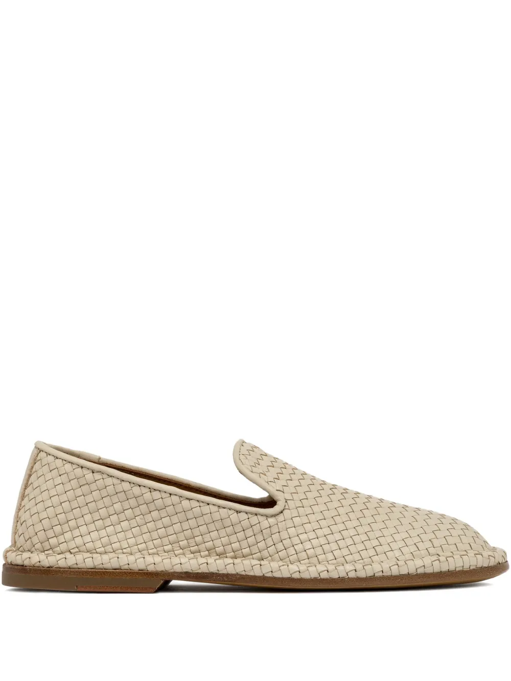 Buttero Leather Loafers In Neutral