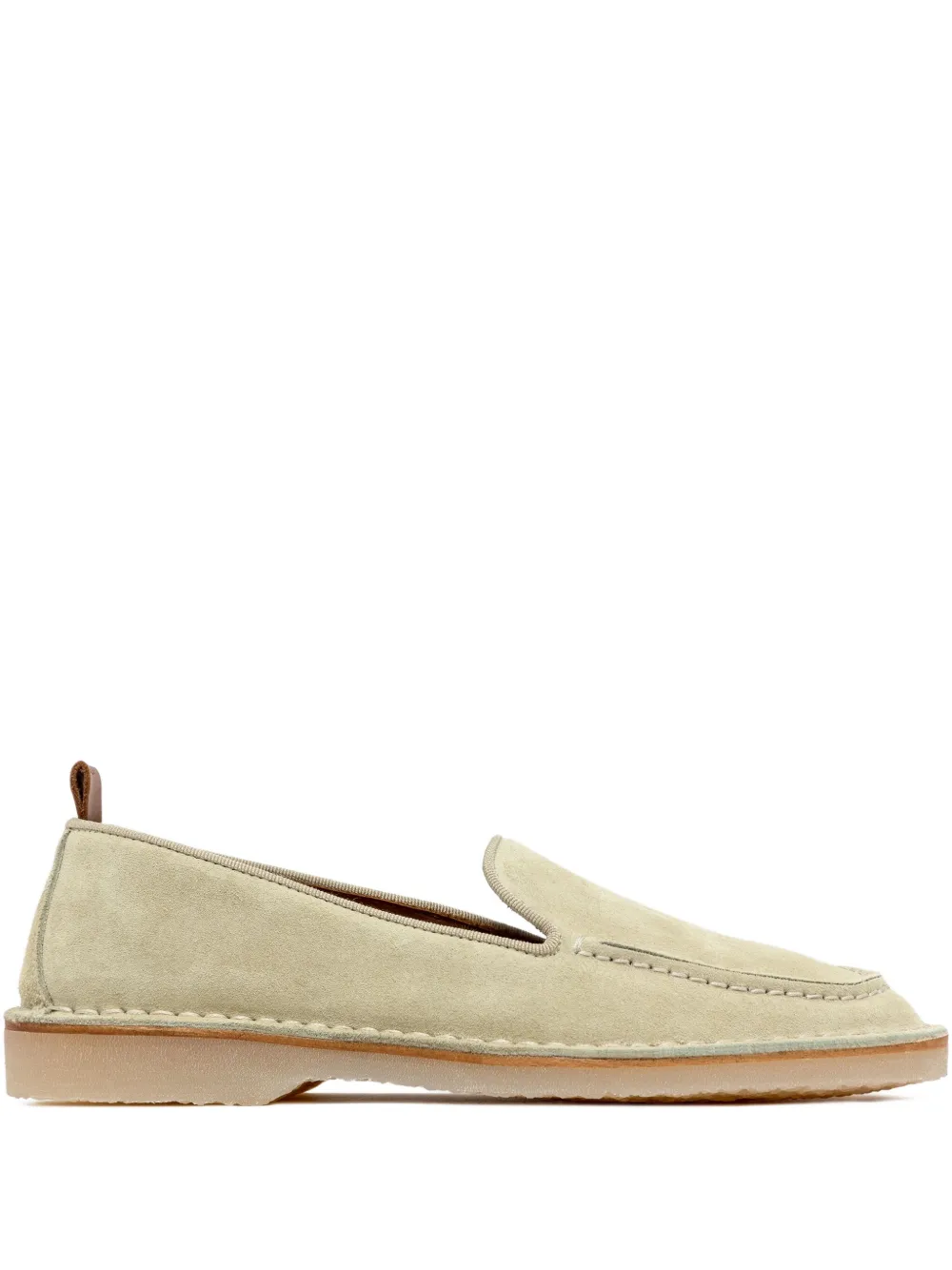 Buttero Suede Loafers In Neutral