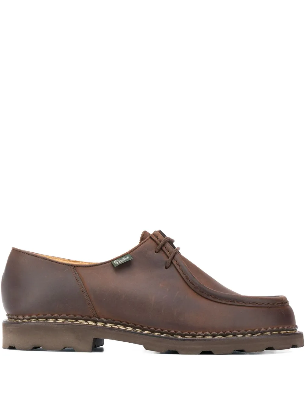 Paraboot round-toe derby shoes | Brown | Image 1