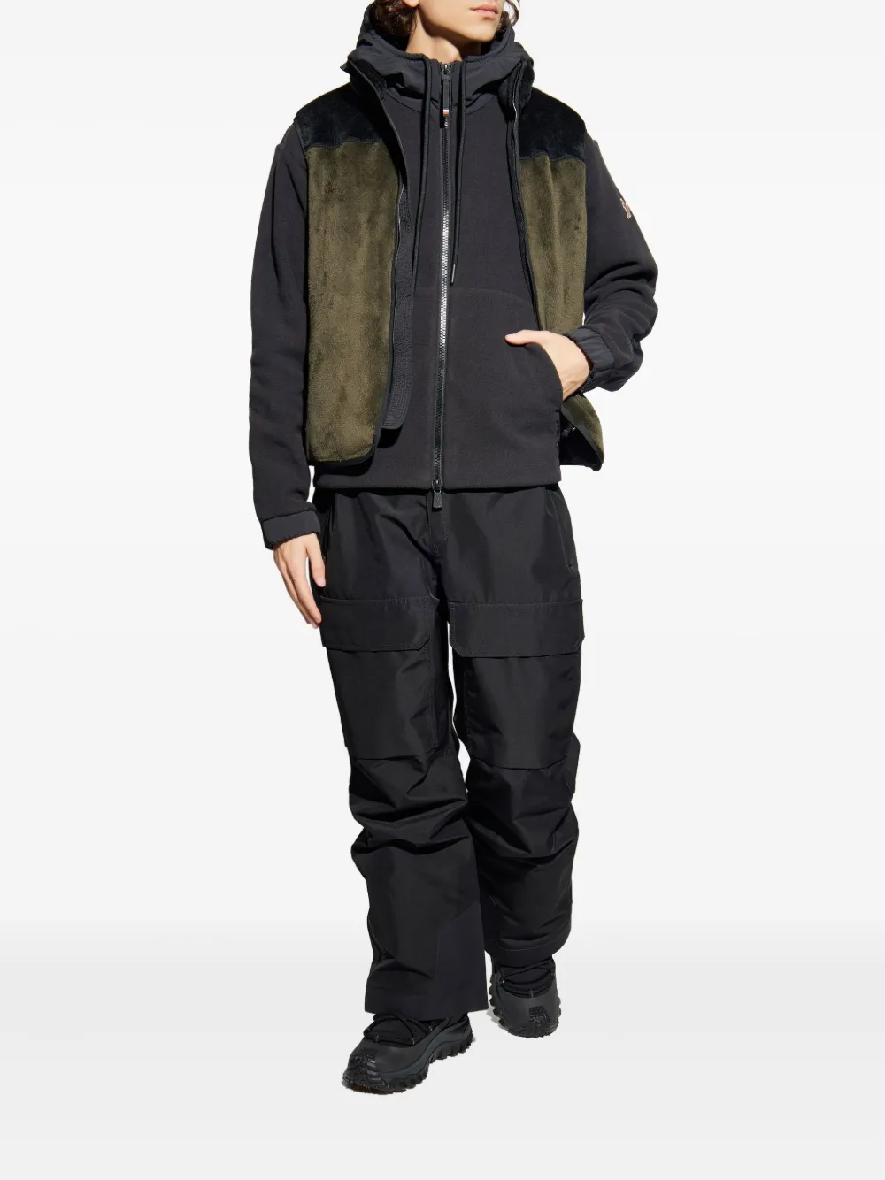 Moncler Grenoble Weste mit Reißverschluss und Logo | Westen & Gilets | Image 2