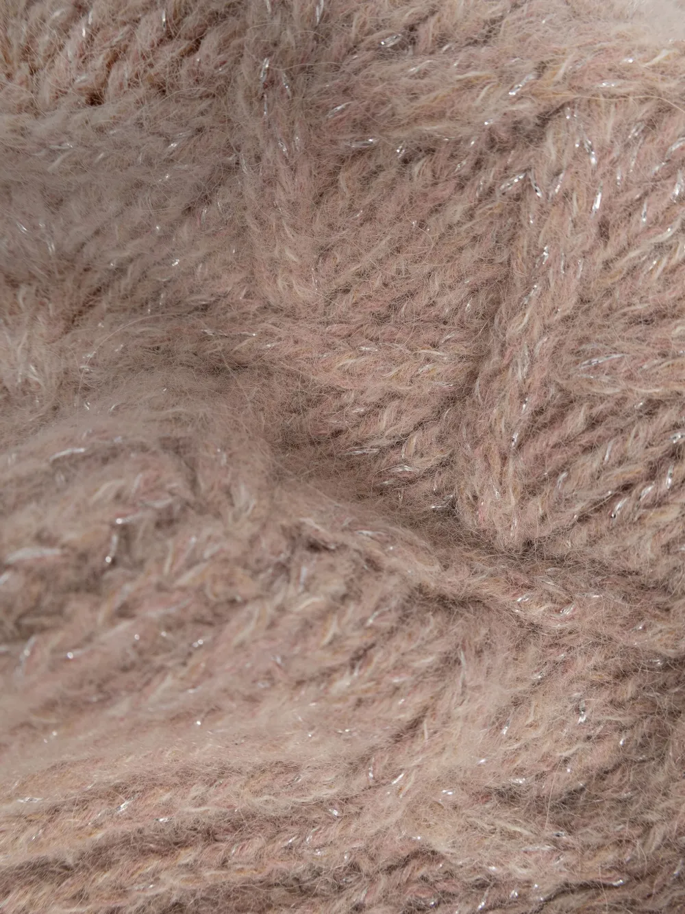 Moncler Alpaca Wool-blend Scarf In Brown