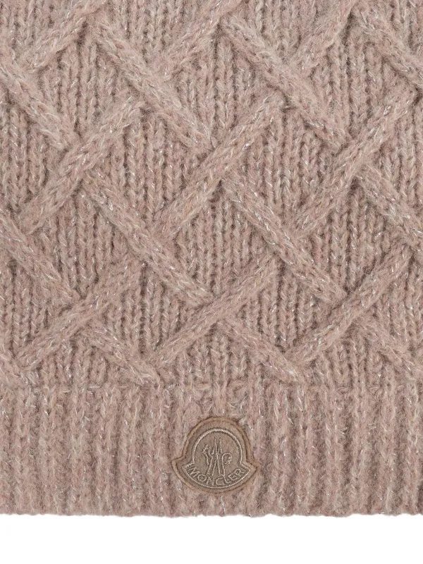 Moncler logo-detail Scarf | Brown | FARFETCH CA
