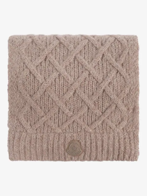 Moncler logo-detail scarf