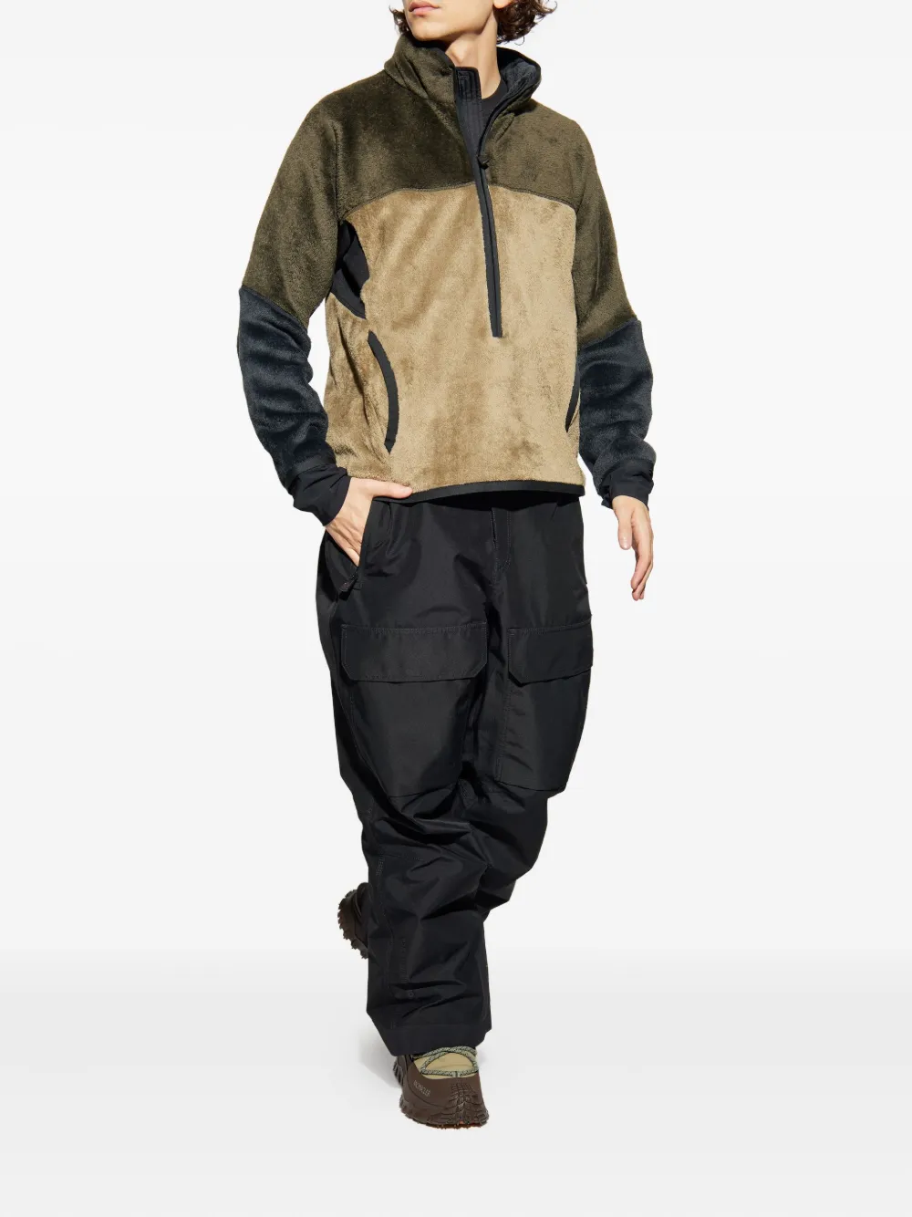 Moncler Grenoble Trui met rits - Beige