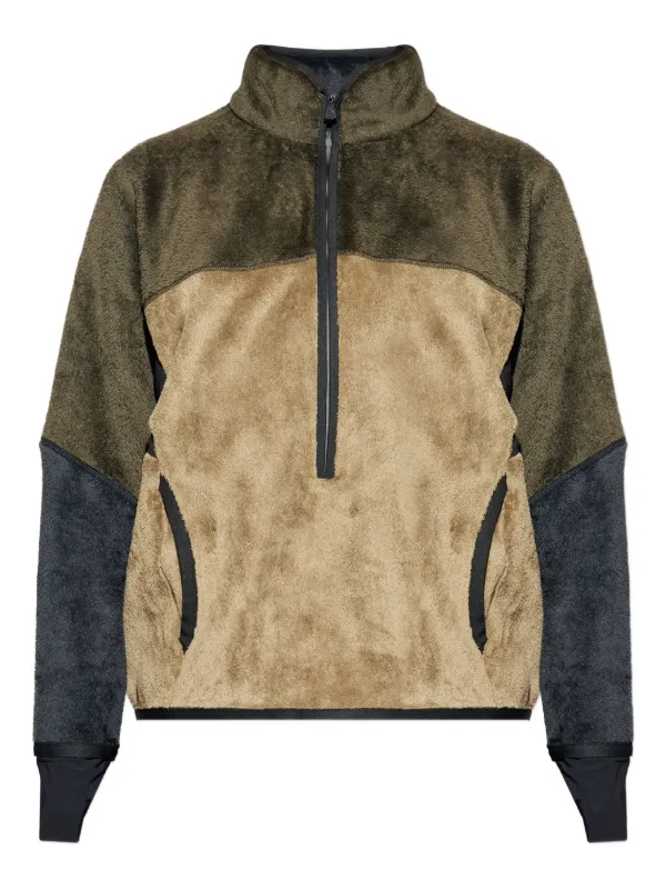 Moncler Grenoble Polartec® Zip-up Sweatshirt in Neutrals
