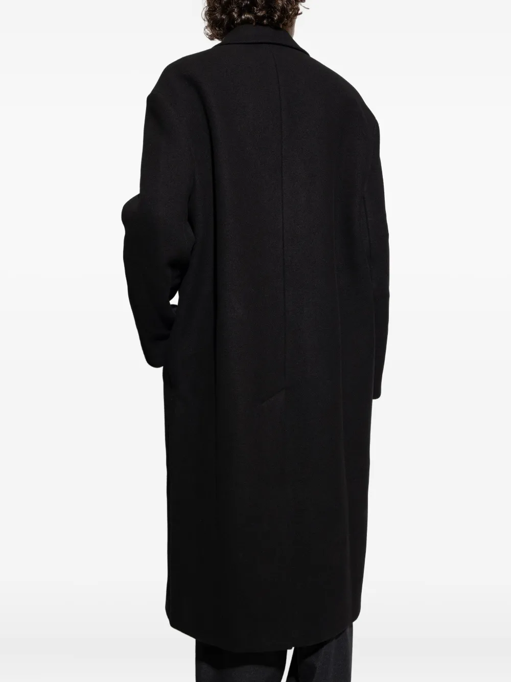 Studio Nicholson Diall jas met dubbele rij knopen Zwart
