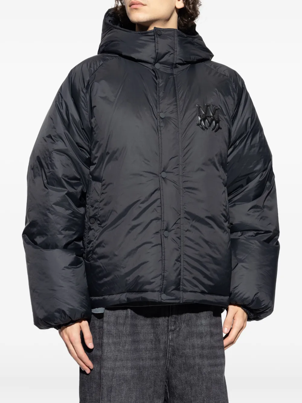 AMIRI Jack met capuchon en logodetail Zwart