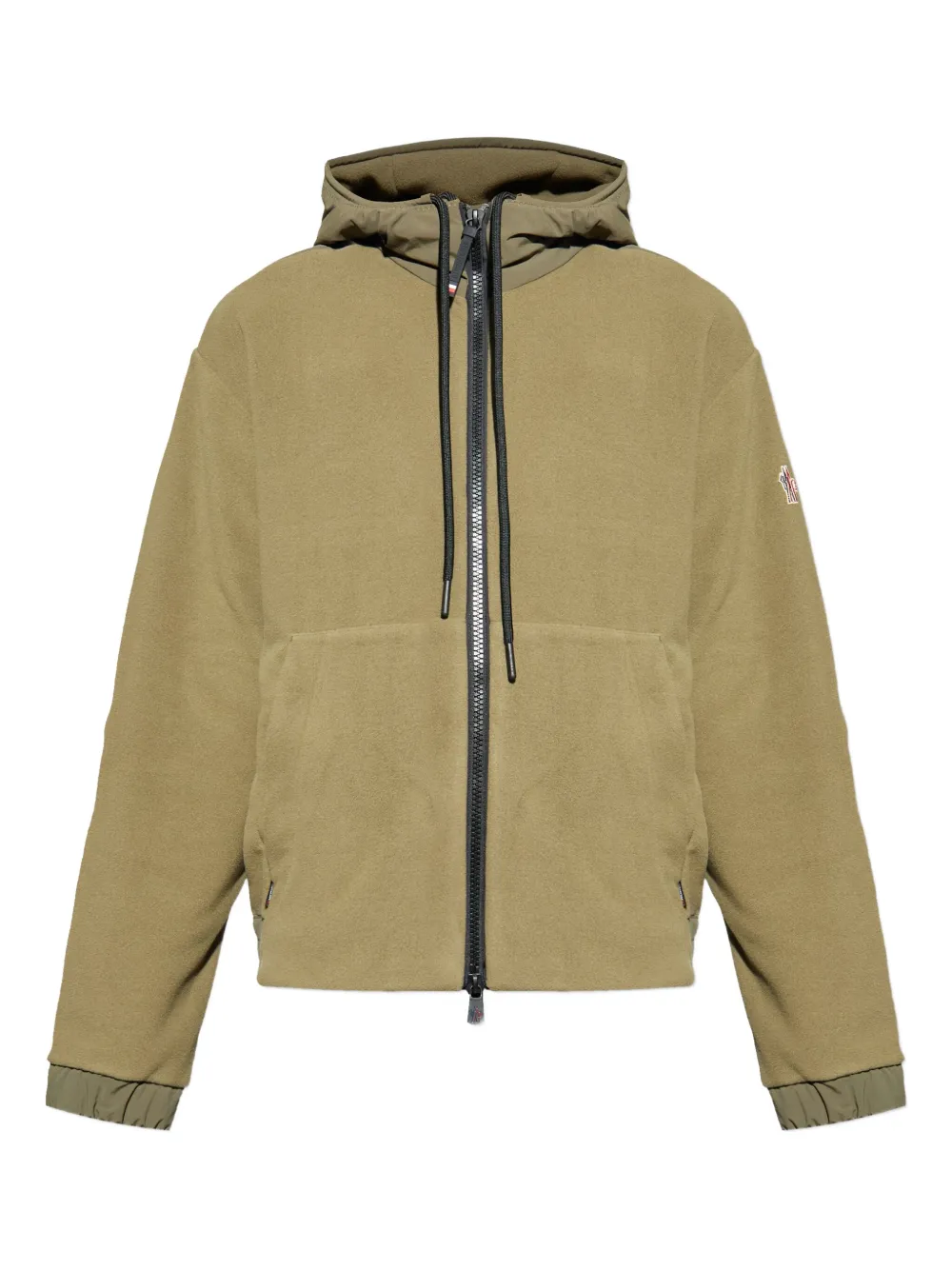 Moncler Grenoble zip-up hoodie | Green | Image 1