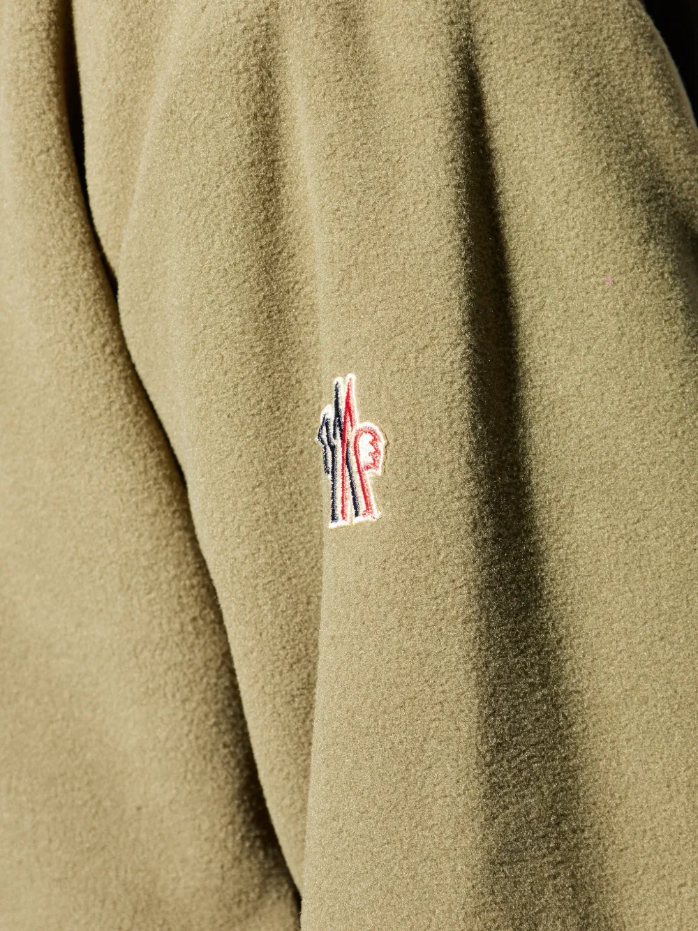 Moncler Zip-up Hoodie In Green