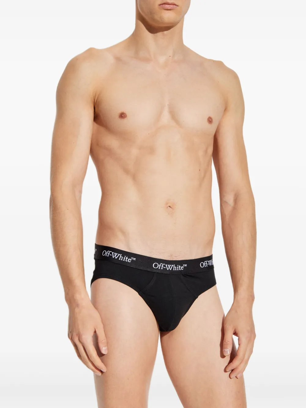 Off-White boxers en coton à bande logo (lot de deux) | Image 2