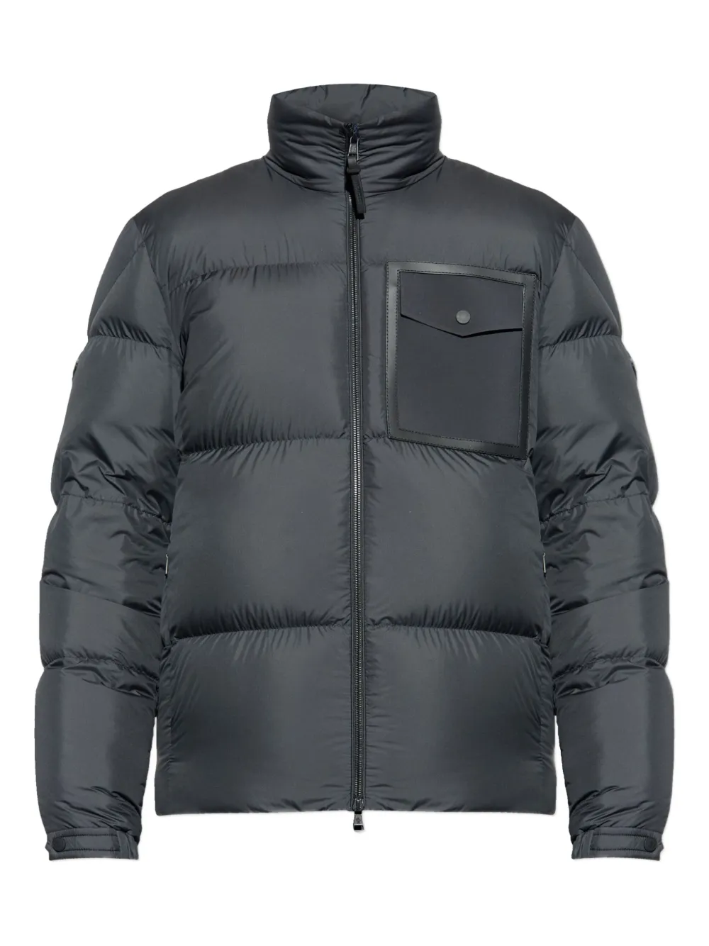 Moncler Chinon square-quilted down jacket | Black | Image 1