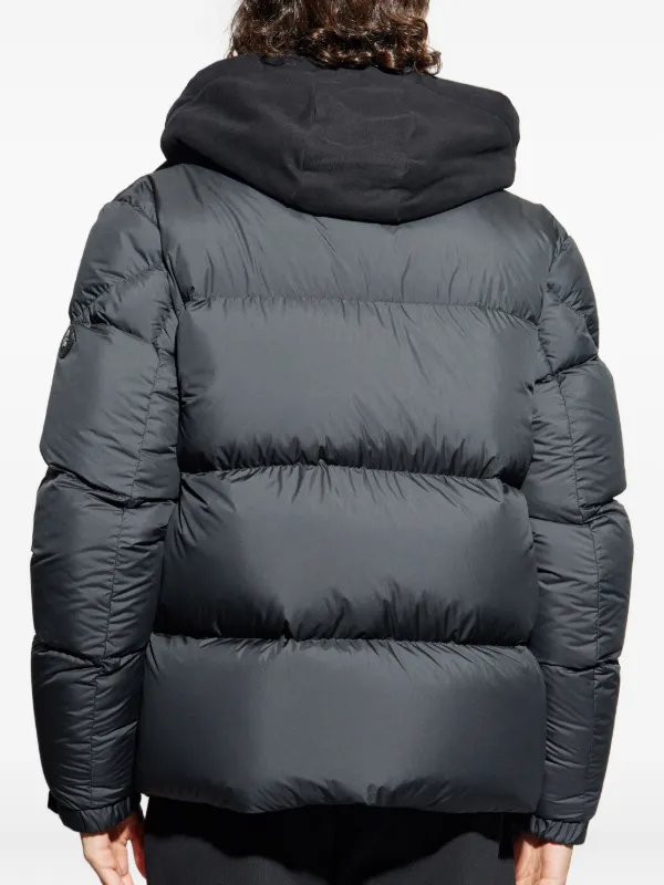Moncler Chinon square-quilted Down Jacket | Black | FARFETCH