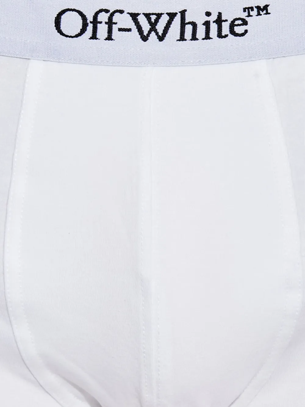 Off-White Twee boxershorts met logoband Wit