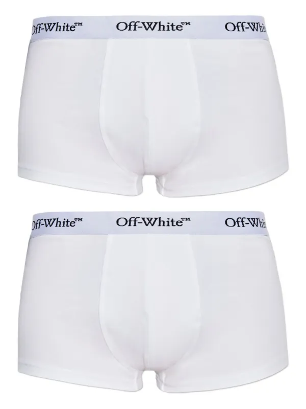 Off-White ロゴ ボクサーパンツ セット | ホワイト | FARFETCH JP
