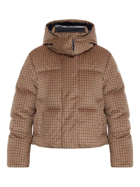 Moncler Quierzy houndstooth-pattern padded jacket