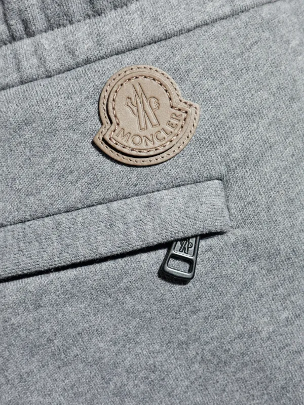 Moncler logo-patch Track Pants | Grey | FARFETCH