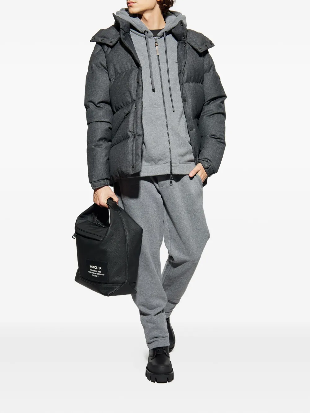 Moncler Trainingsbroek met logopatch - Grijs