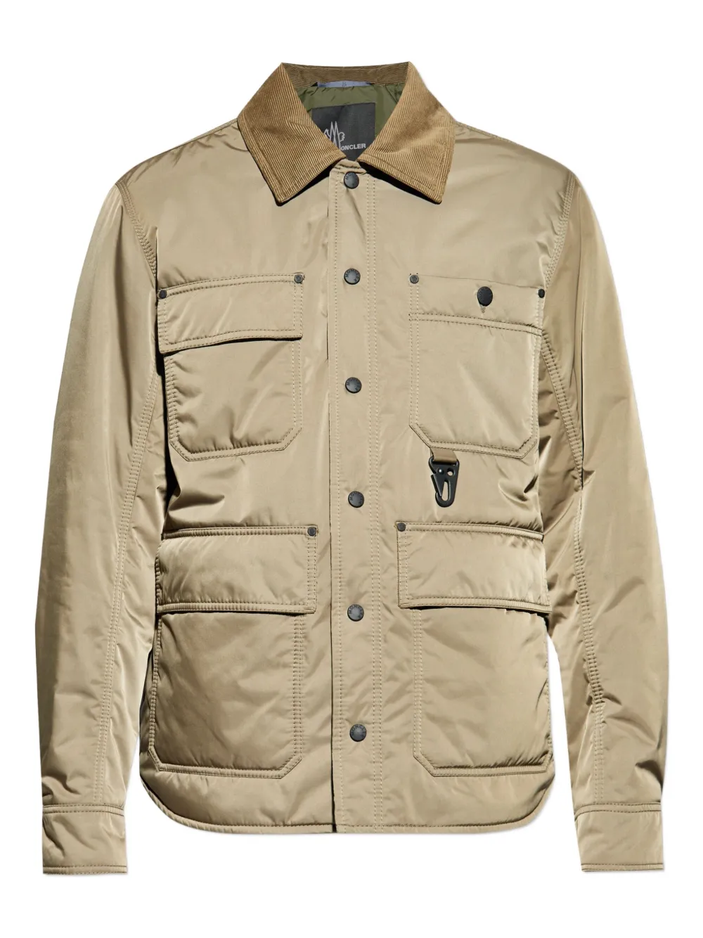 Moncler Grenoble Waterton corduroy-collar down jacket | Neutrals | Image 1