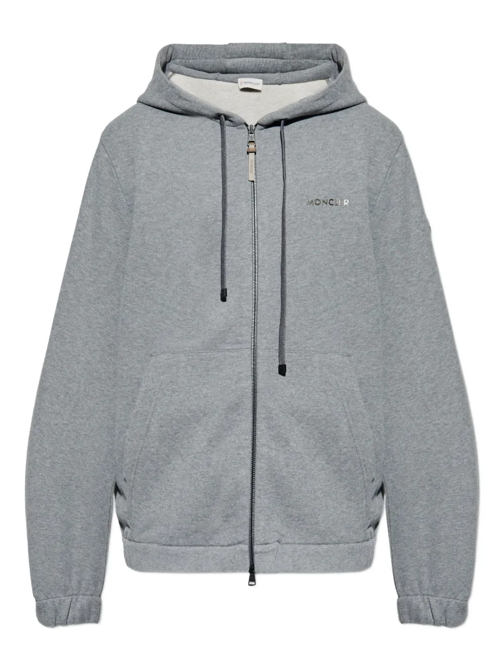 Moncler hoodie con cierre y logo | gris | Image 1