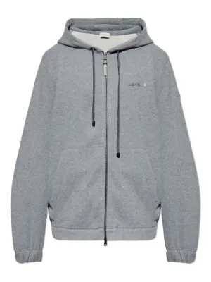 Moncler ジップアップ パーカー | グレー | FARFETCH JP