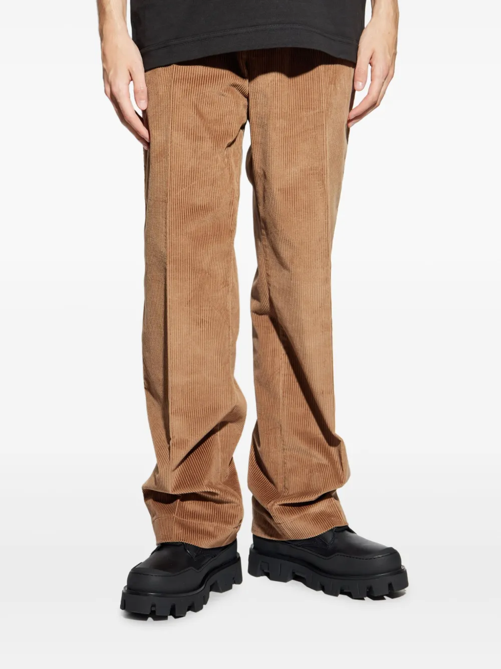 Moncler Ribfluwelen broek Bruin