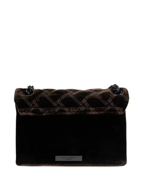 Kurt Geiger London mini Velvet Kensington quilted shoulder bag