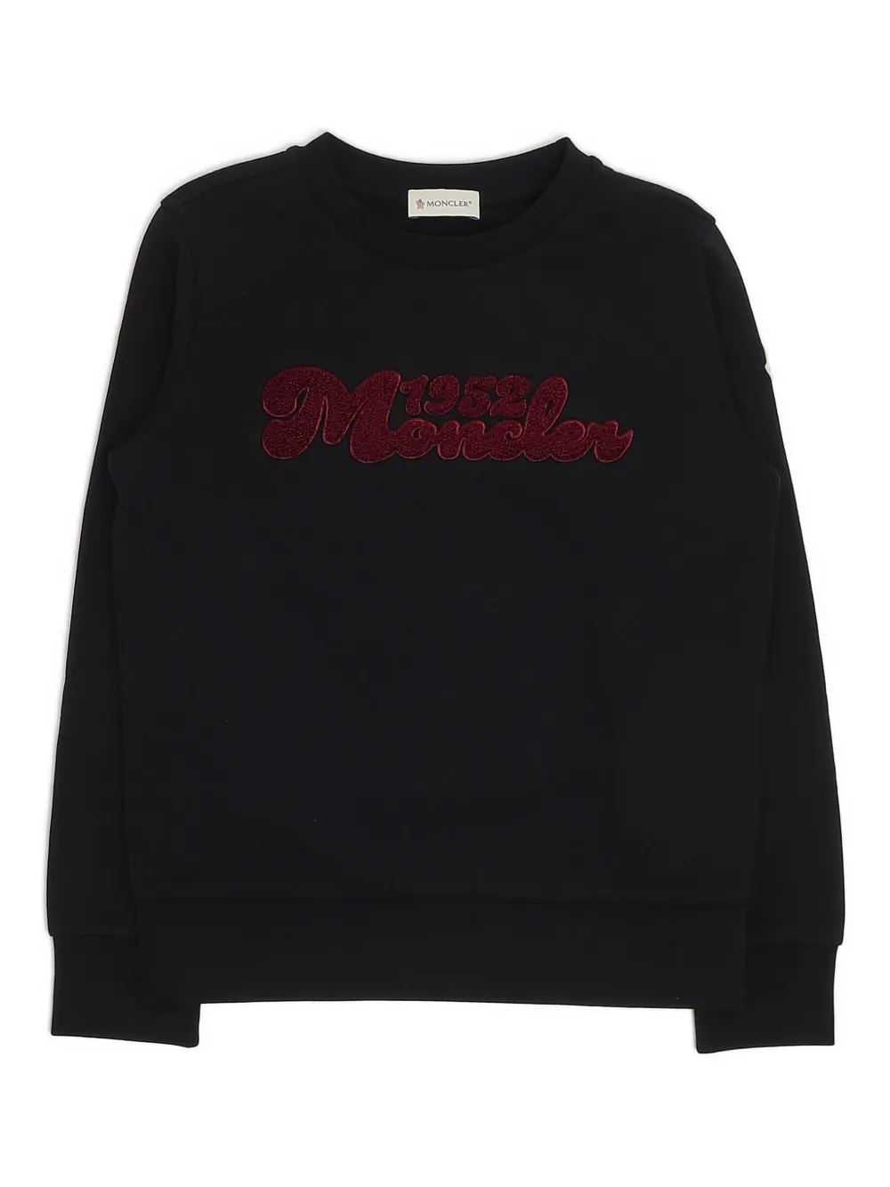 Moncler Enfant Sweater met teddybeer-logo Blauw