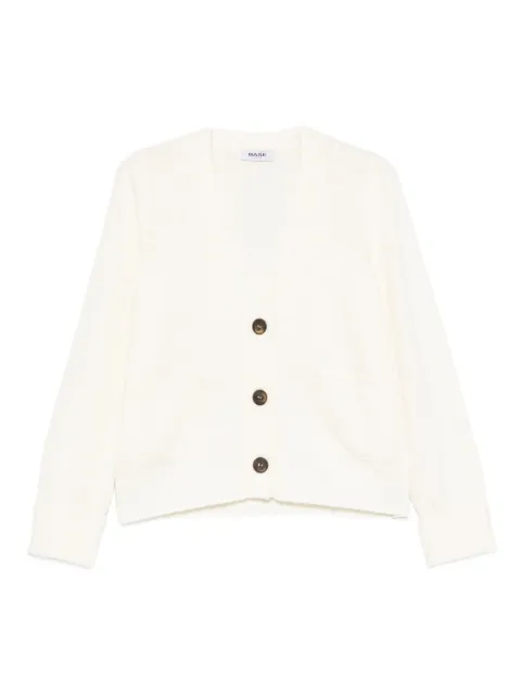 base V-neck cardigan