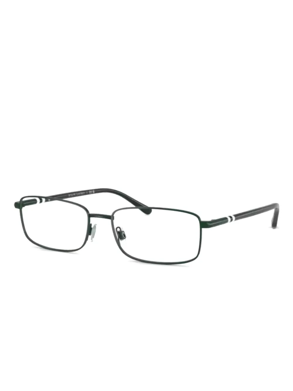 Polo Ralph Lauren rectangle-frame glasses | Green | Image 1