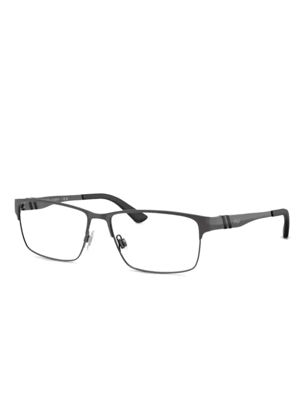 Polo Ralph Lauren rectangle-frame glasses | Grey | Image 1