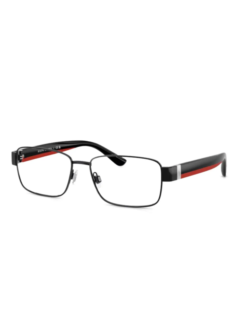 Polo Ralph Lauren rectangle-frame glasses | Black | Image 1