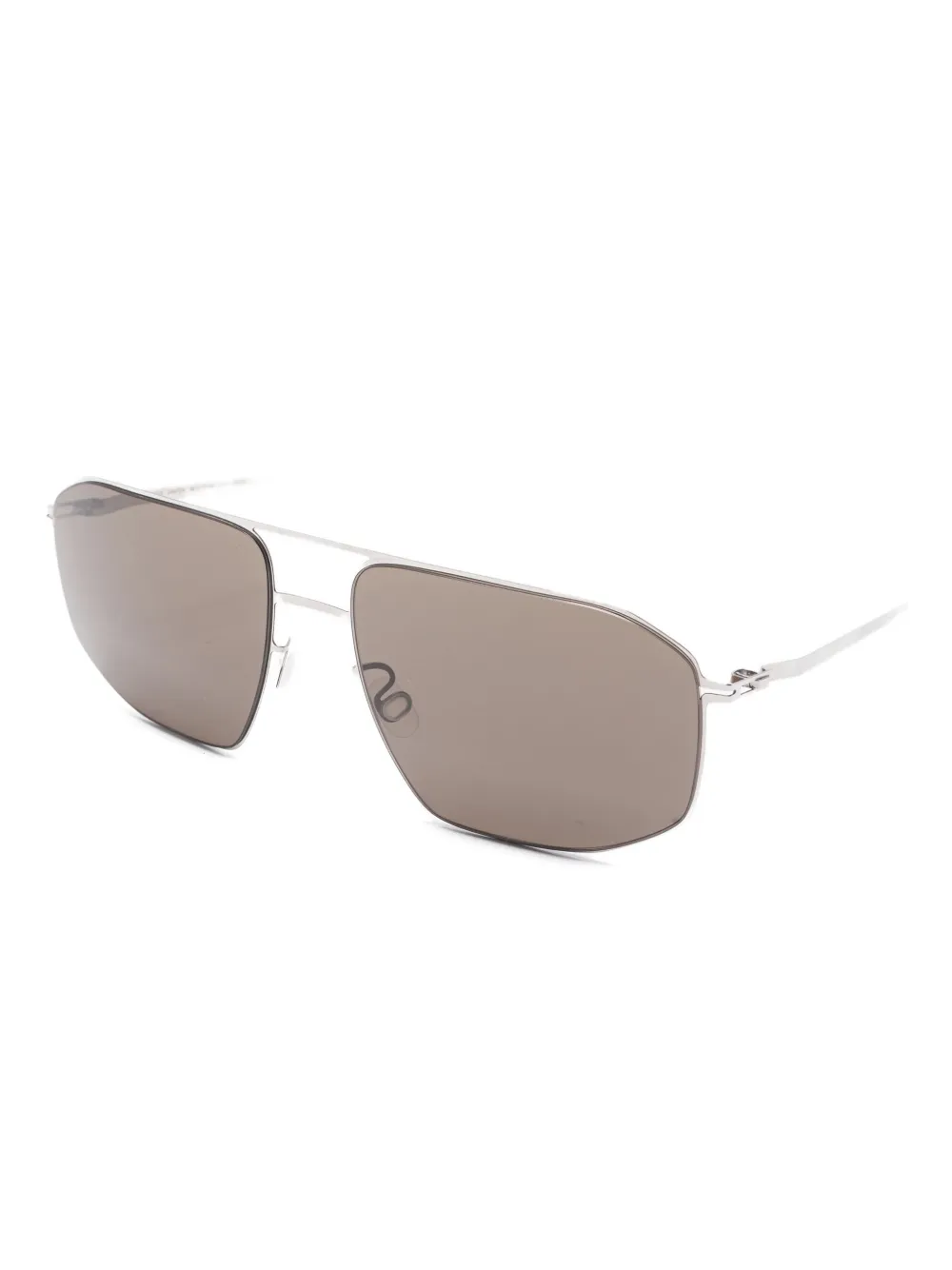 Mykita Zonnebril met geometrisch montuur - Grijs