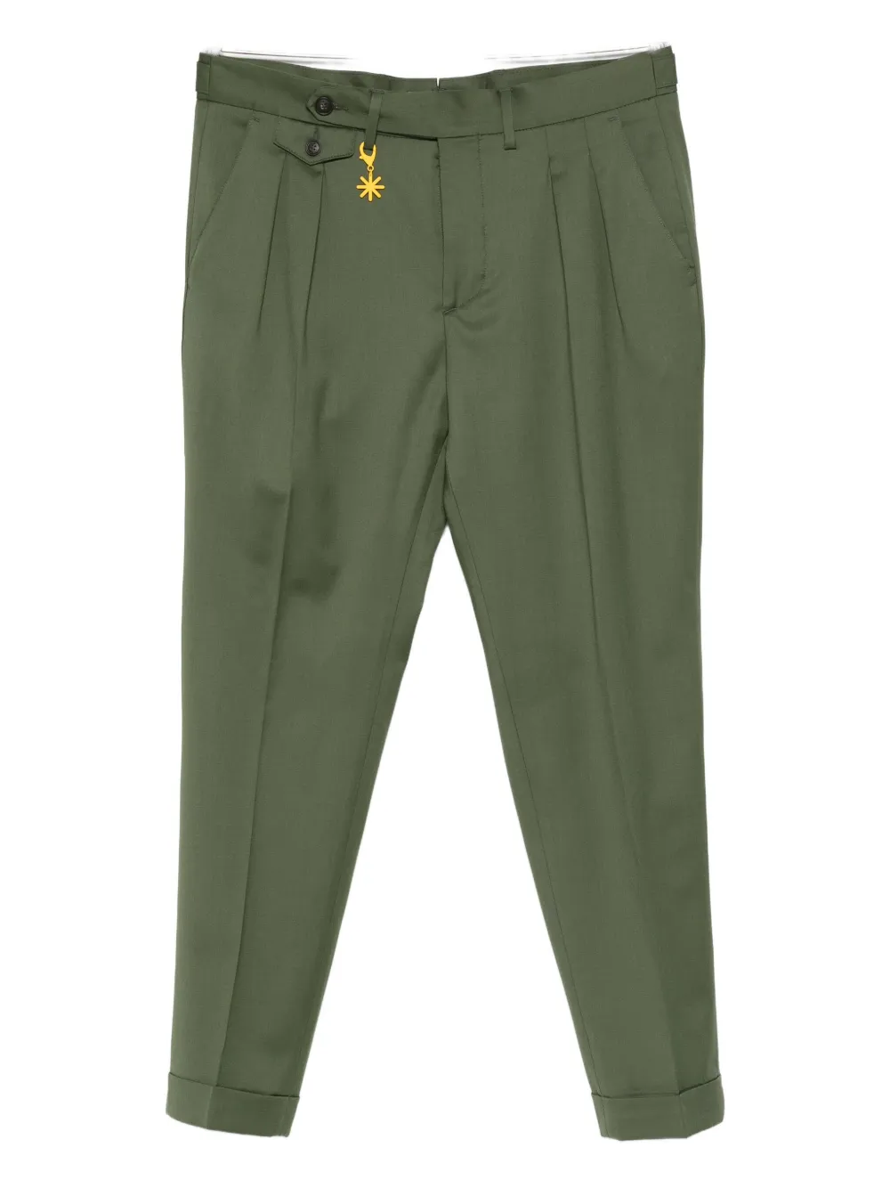 Manuel Ritz Calça com vinco | Verde | Image 1