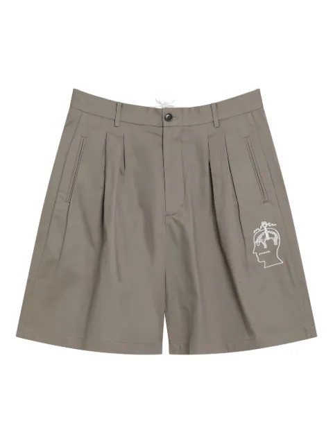 Brain Dead Brooks Brothers pleated chino shorts