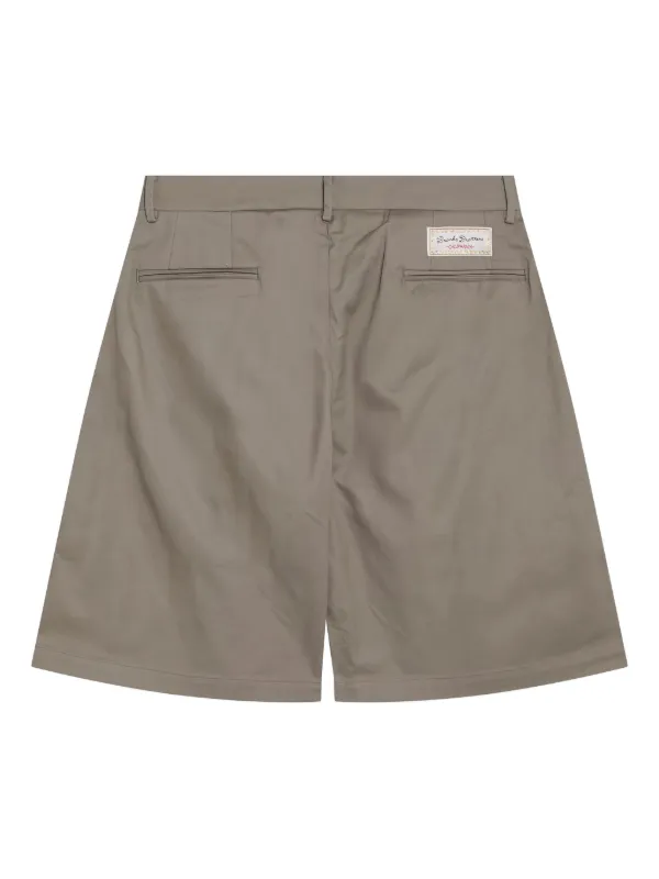 Brain Dead Brooks Brothers Pleated Chino Shorts | Neutrals | FARFETCH