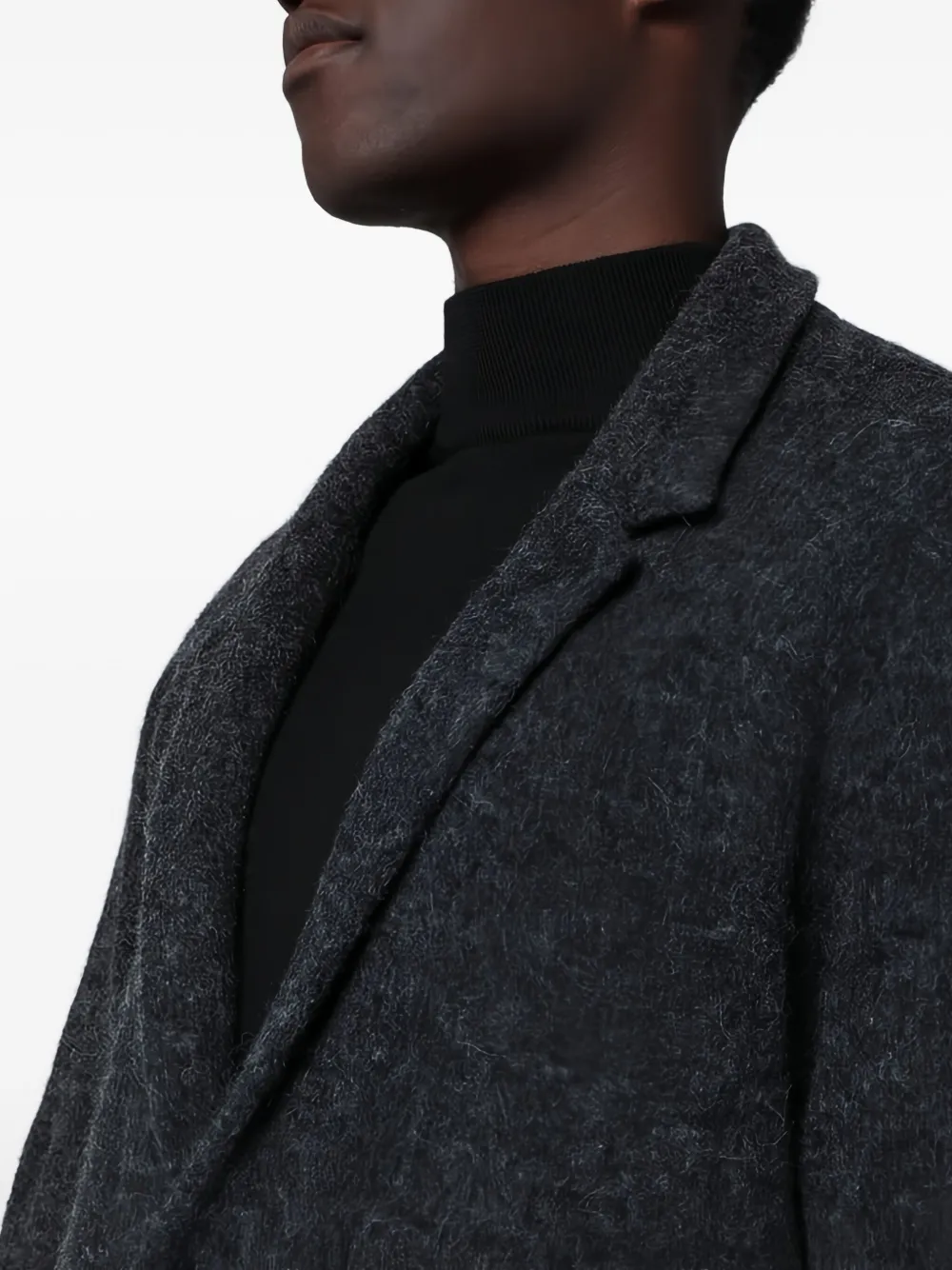 Roberto Collina Vest met enkele rij knopen Grijs