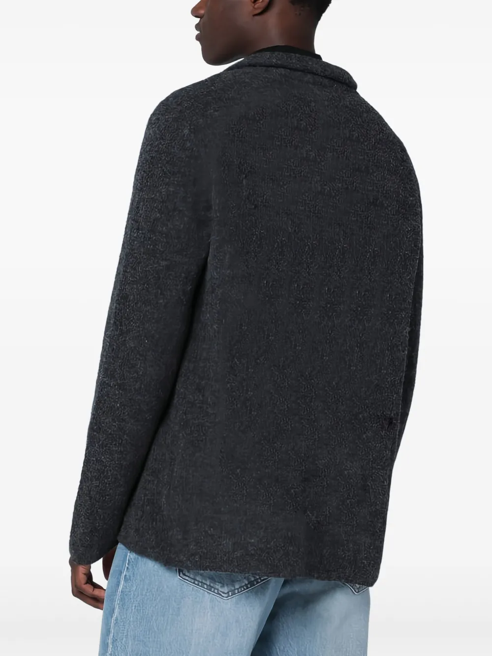 Roberto Collina Vest met enkele rij knopen Grijs