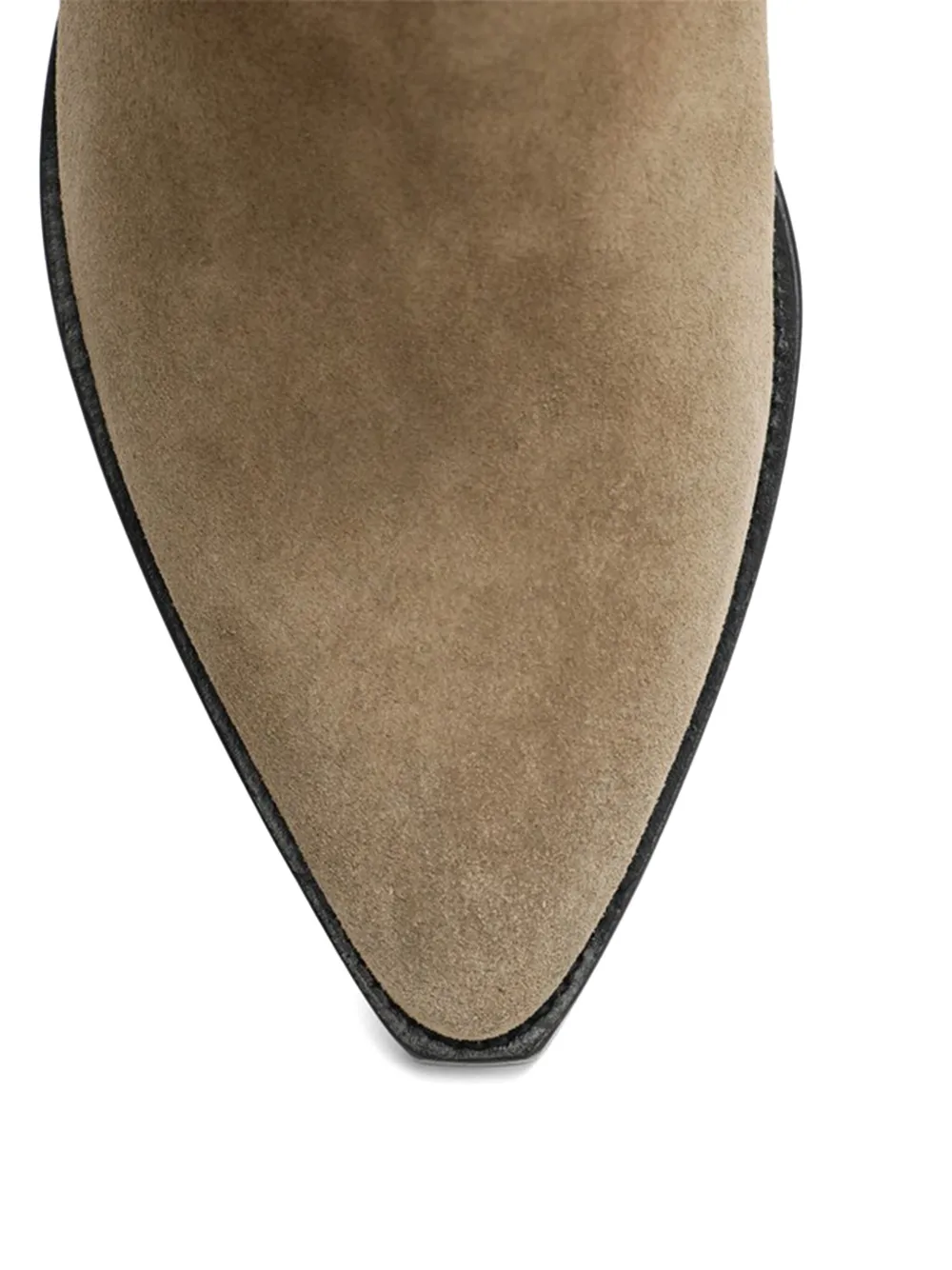 ISABEL MARANT Laarzen met puntige neus en lus Beige