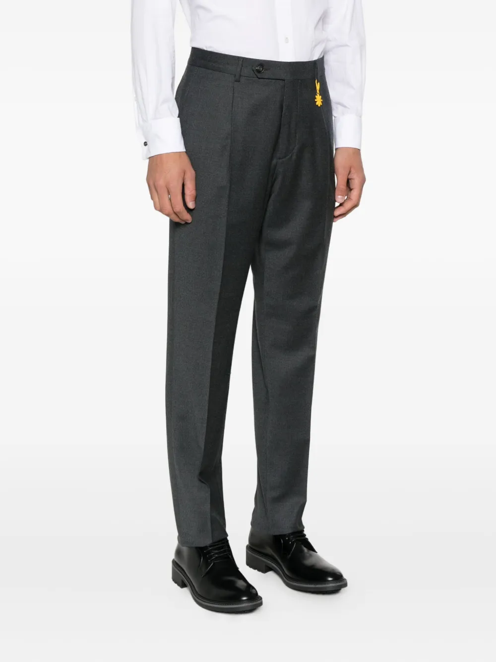 Manuel Ritz Flanellen broek Grijs