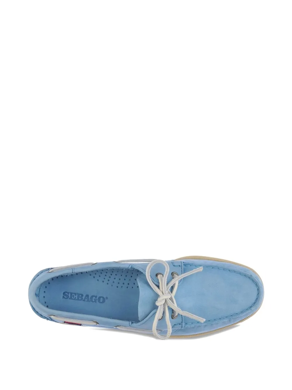 Sebago Portland leren bootschoenen Blauw