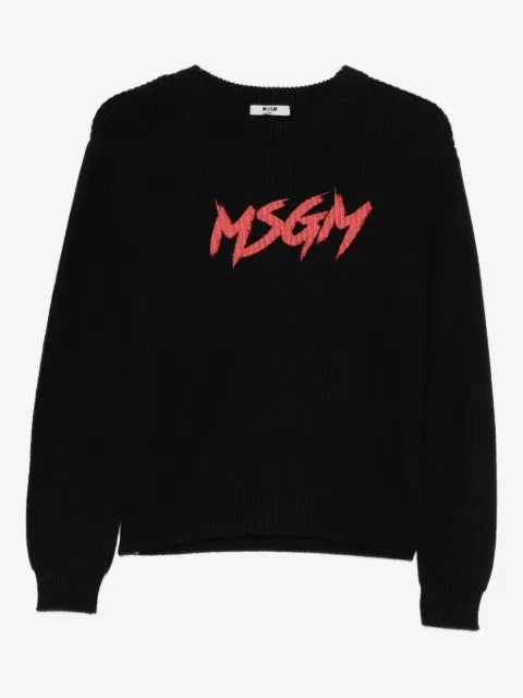 MSGM Kids pull à logo