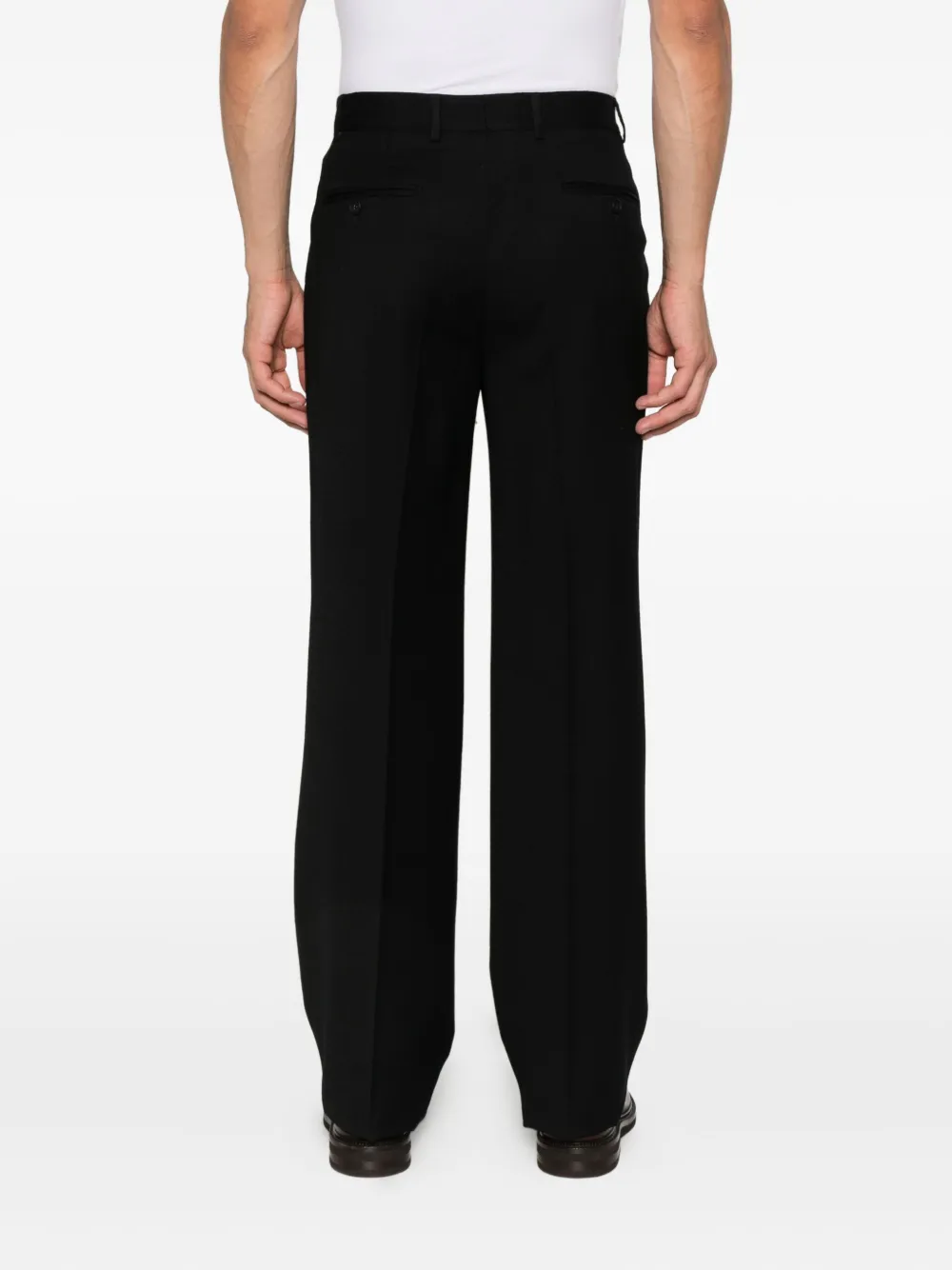 Manuel Ritz Flanellen broek Zwart