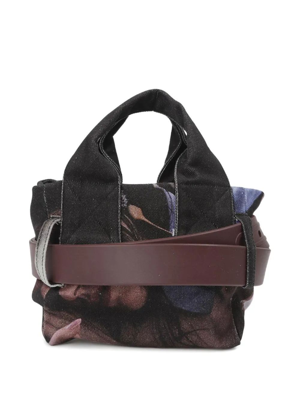 Ottolinger Belted Mini Tote Bag In Black