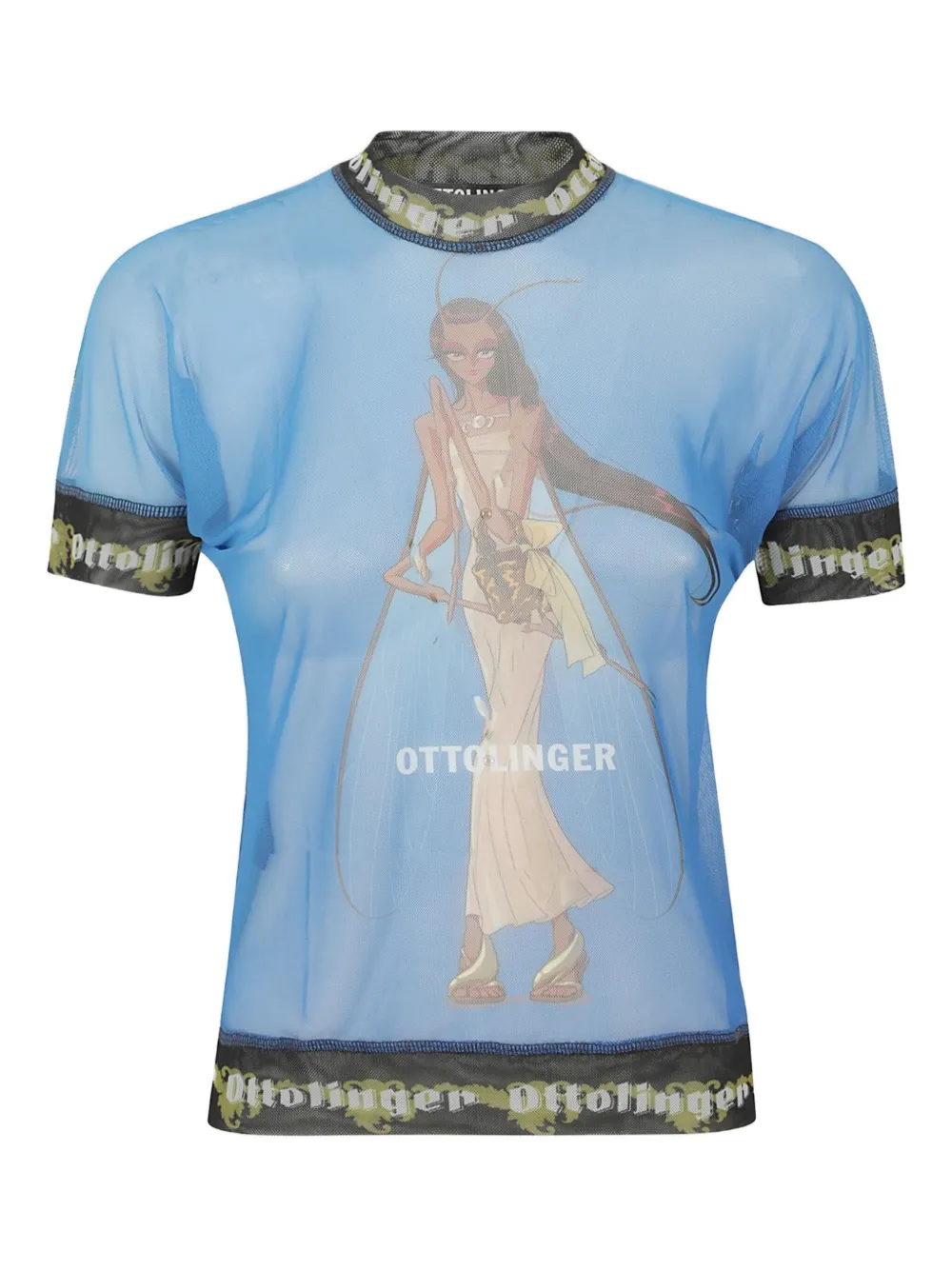 Ottolinger Short-sleeve T-shirt In Blue
