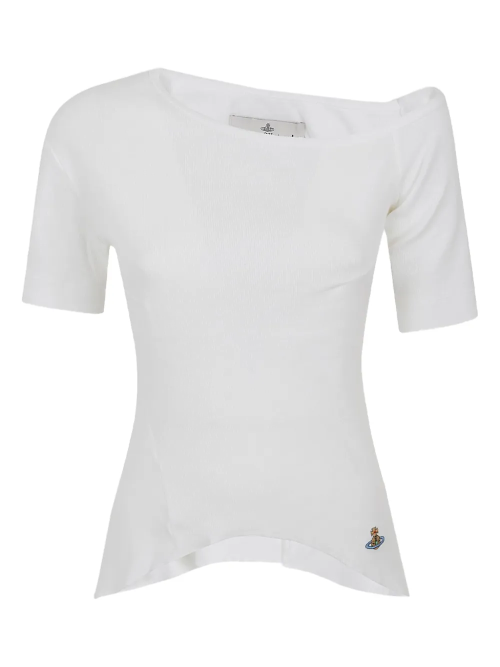 Vivienne Westwood Orgy Shoulder T-shirt In White