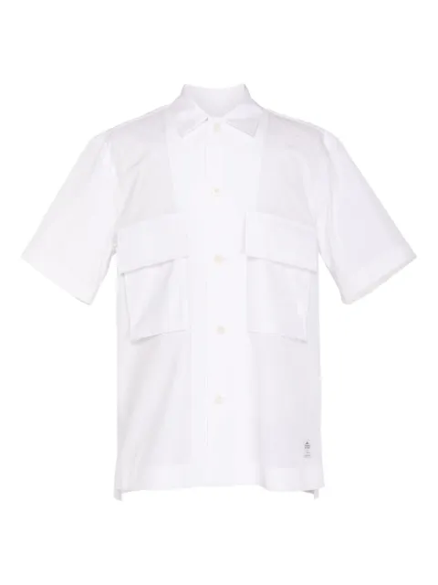 sacai short-sleeve pocket shirt