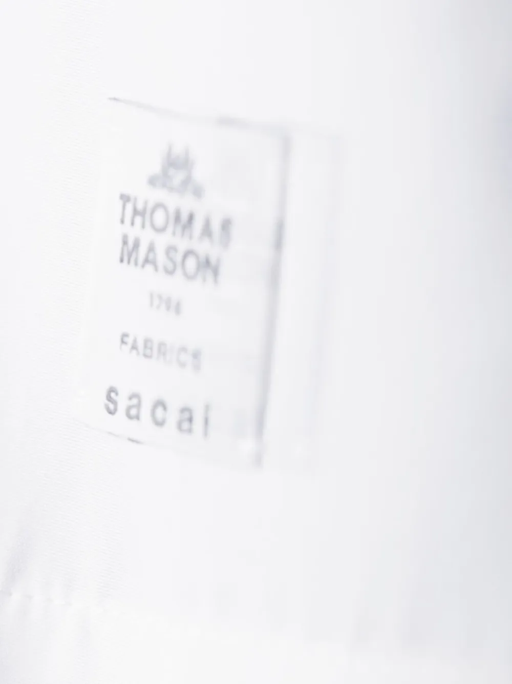 sacai Overhemd met zak en korte mouwen Wit